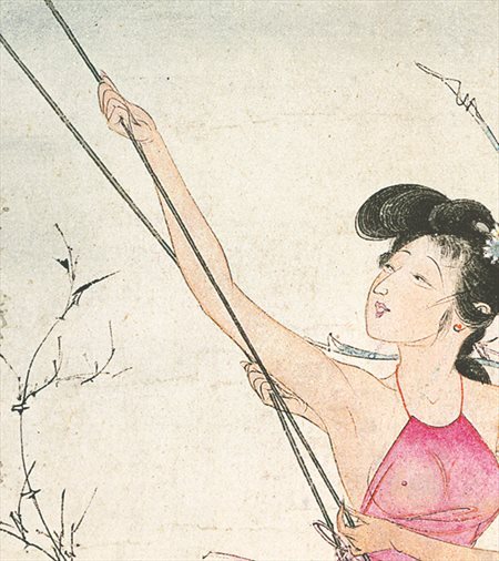 台江-胡也佛的仕女画和最知名的金瓶梅秘戏图